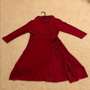 Tie Waist Wrap Dress